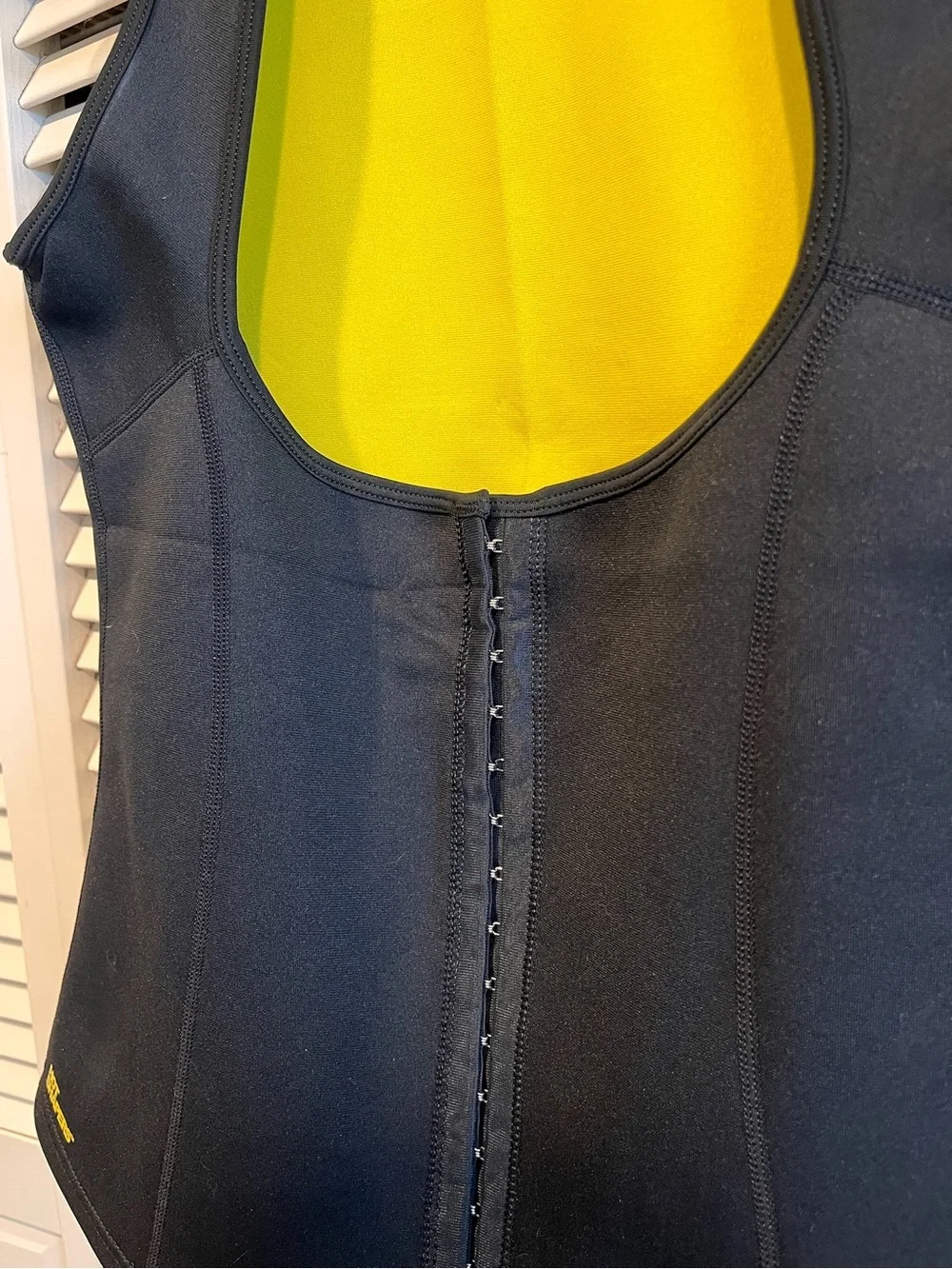 Hot Shapers Women's Black and Yellow Waist Trainer Tank